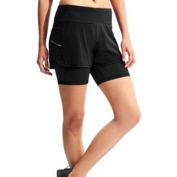 Athleta racer run 2 in 1 short Clearance
